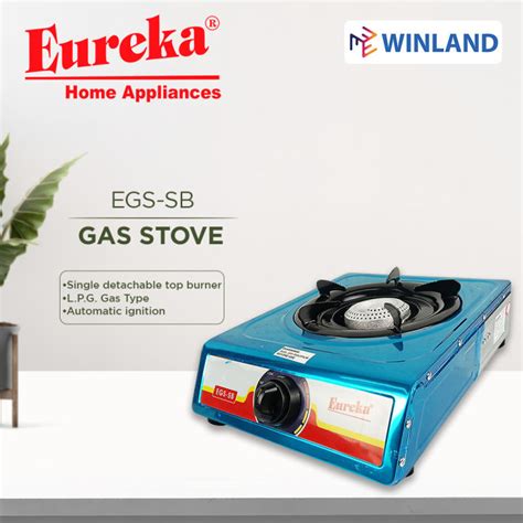 eureka gas stove single burner